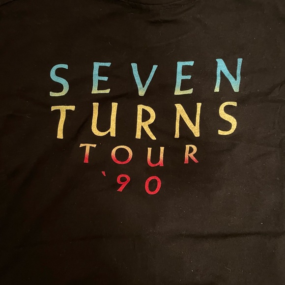 Vintage ALLMAN BROTHERS BAND SEVEN TURNS 1990 CONCERT TEE SHIRT XL NEVER WORN - Picture 2 of 4